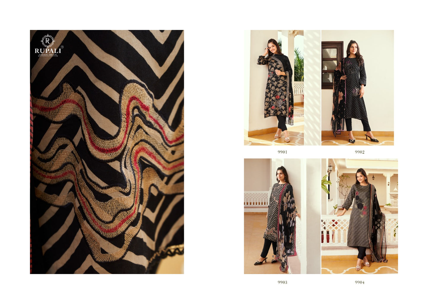 Selfiee Rupali Jaam Satin Pant Style Suits