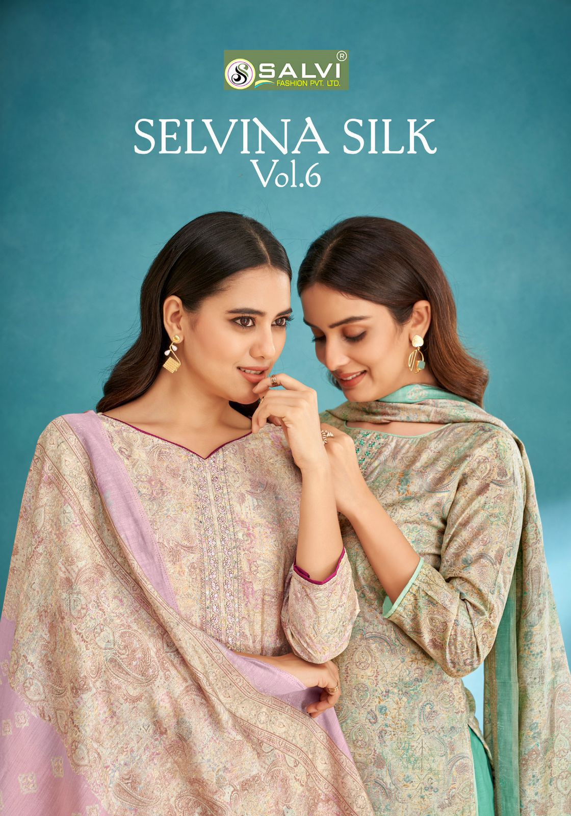 Selvina Silk Vol 6 Salvi Fashion Modal Plazzo Style Suits