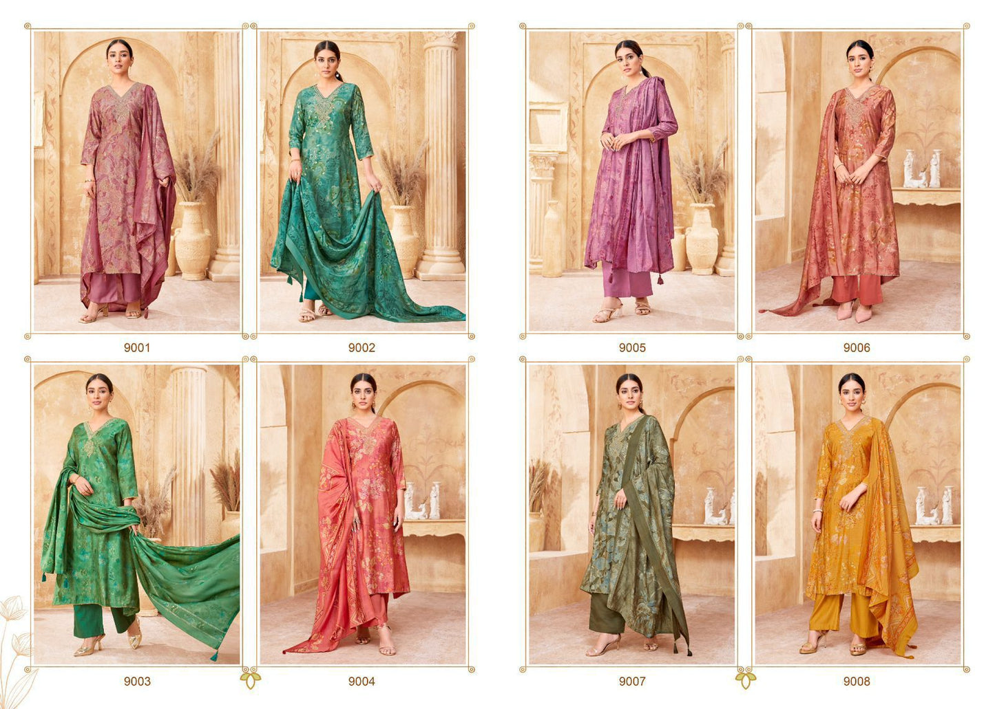 Selvina Silk Vol 9 Salvi Fashion Modal Silk Pant Style Suits Manufacturer Gujarat