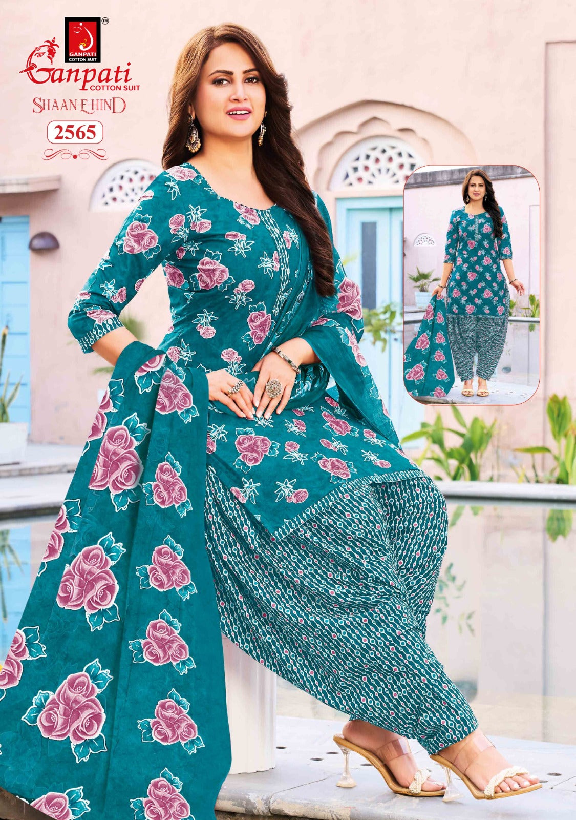 Shaan E Hind Vol 14 Ganpati Cotton Dress Material Wholesaler