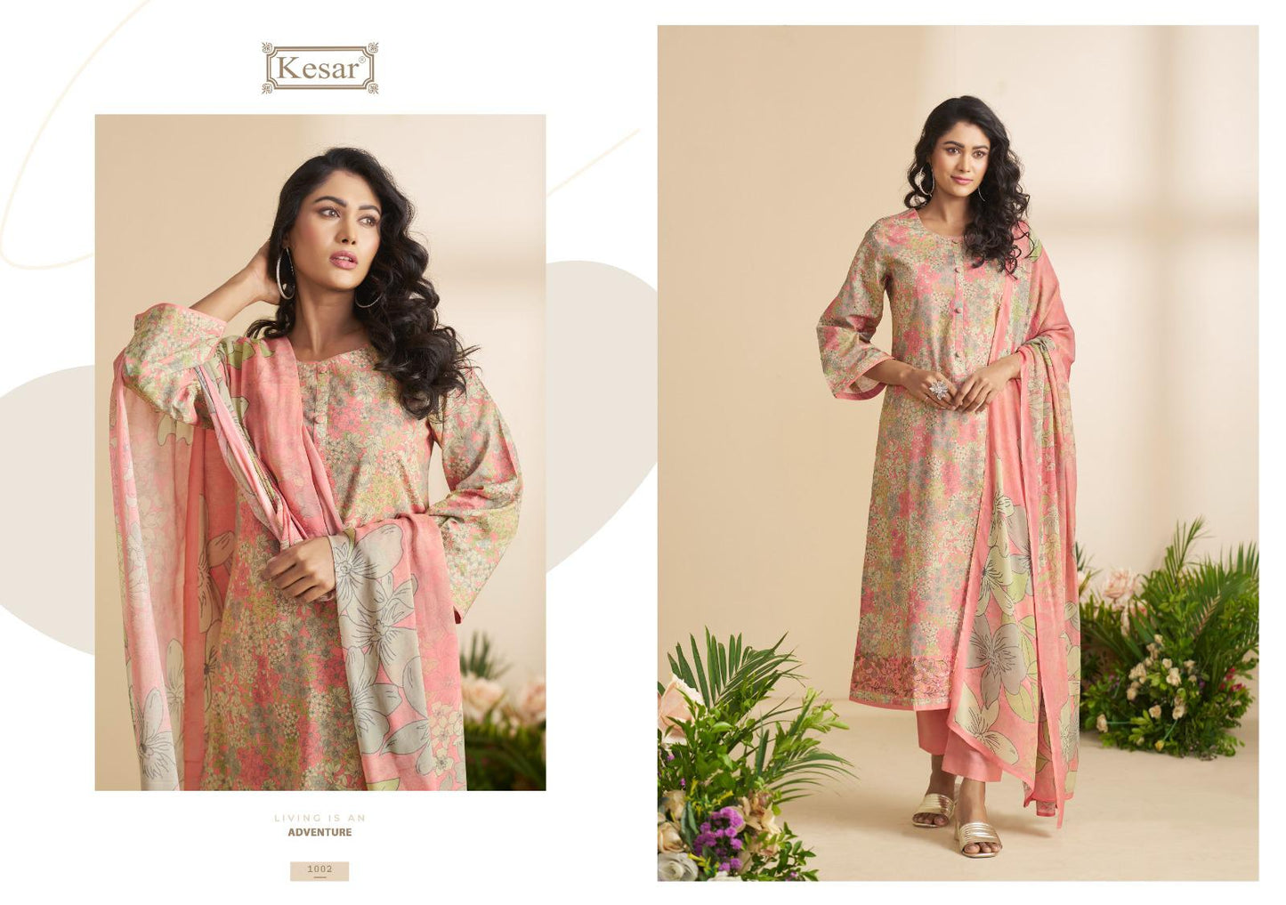 Shades Of Love Kesar Pure Lawn Pant Style Suits Manufacturer Ahmedabad