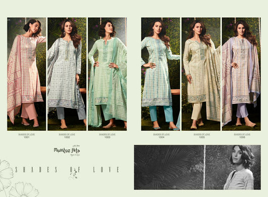 Shades Of Love Mumtaz Arts Jaam Satin Pant Style Suits