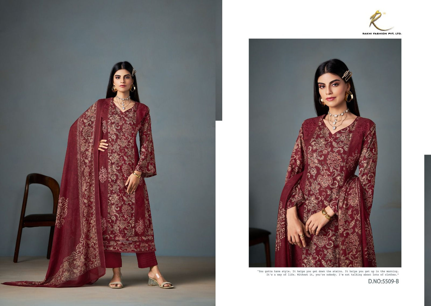Shades Of Winter 5509 Rakhi Fashion Pashmina Suits Wholesaler India
