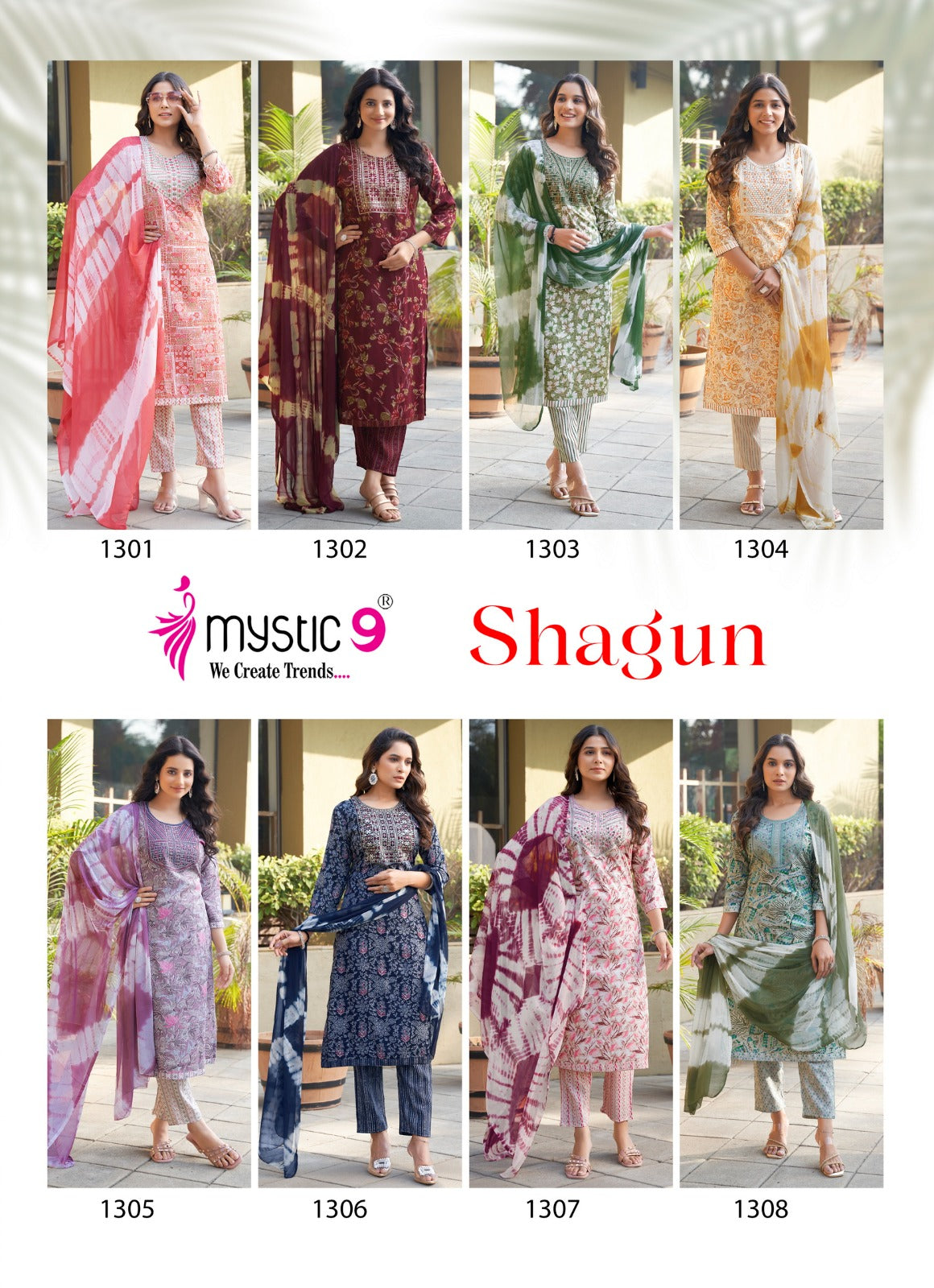 Shagun Vol 13 Mystic 9 Rayon Capsule Readymade Pant Style Suits Wholesale Rate