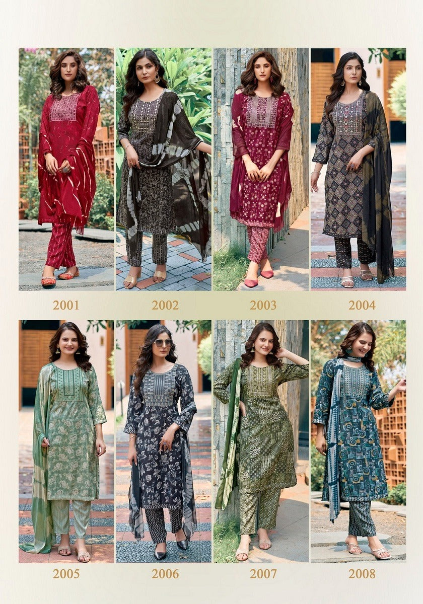 Shagun Vol 2 Mystic 9 Rayon Capsule Readymade Pant Style Suits