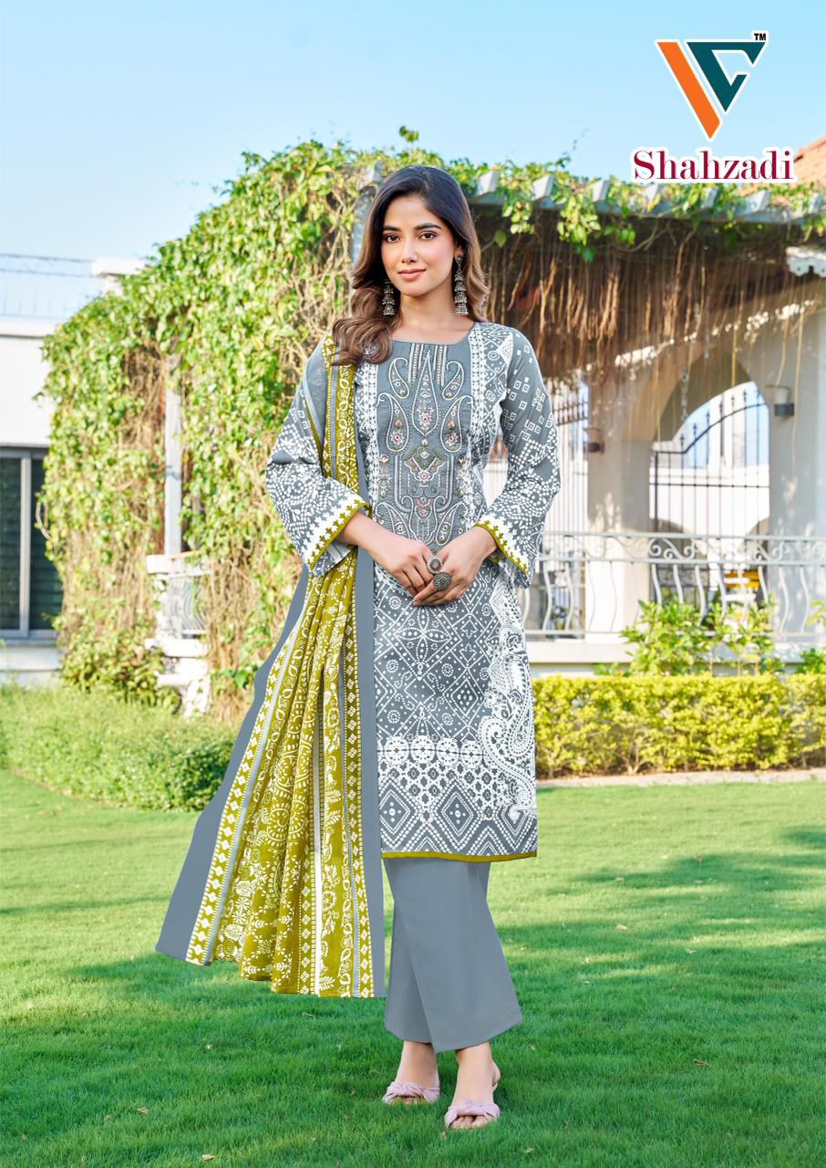 Shahzadi Vol 7 Vandana Creation Cotton Karachi Salwar Suits Wholesaler