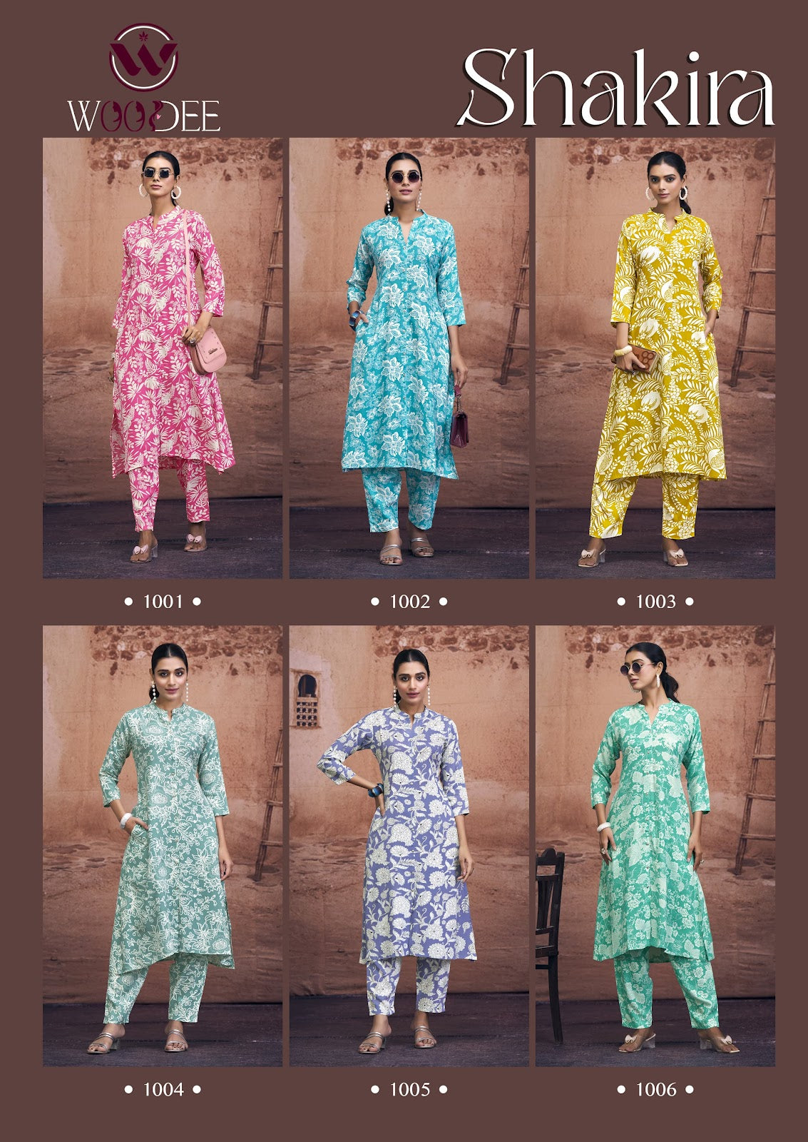 Shakira Woodee Reyon Co Ord Set Wholesale Price