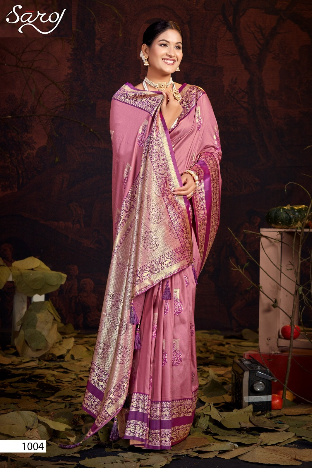 Shakunt Silk Saroski Vol 1 Saroj Sarees Exporter
