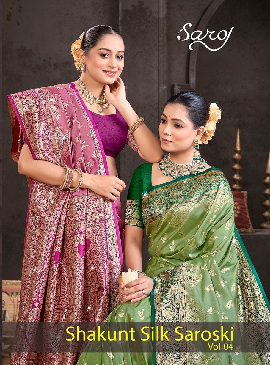 Shakunt Silk Saroski Vol 4 Saroj Sarees Manufacturer