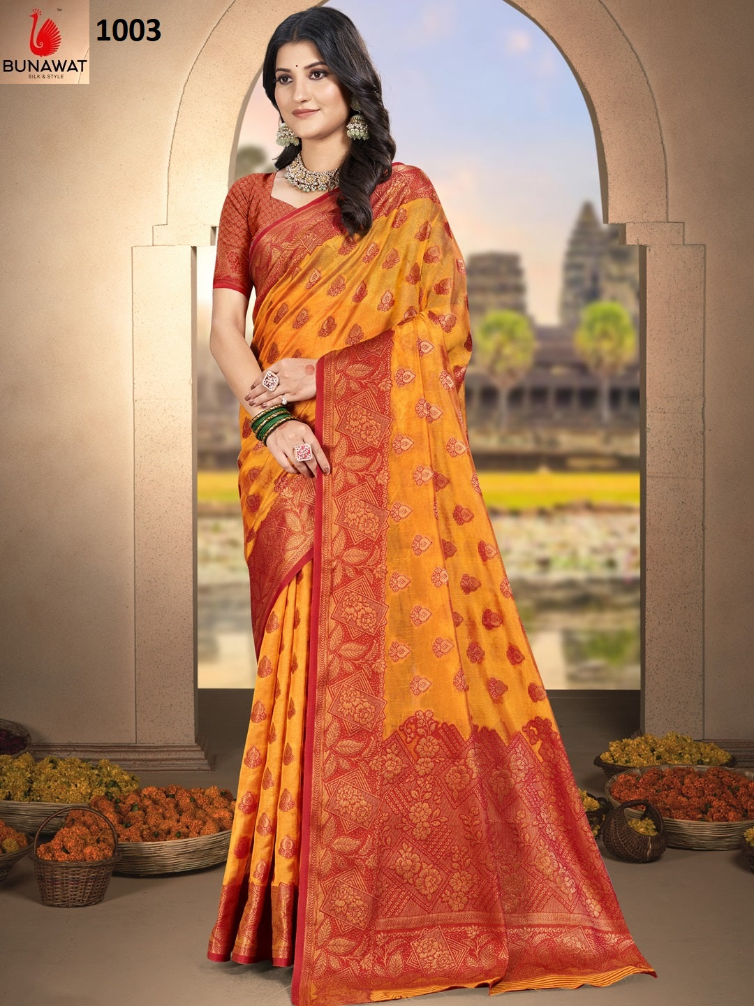 Shakuntala Vol 2 1001 To 1006 Bunawat Silk Sarees Wholesaler