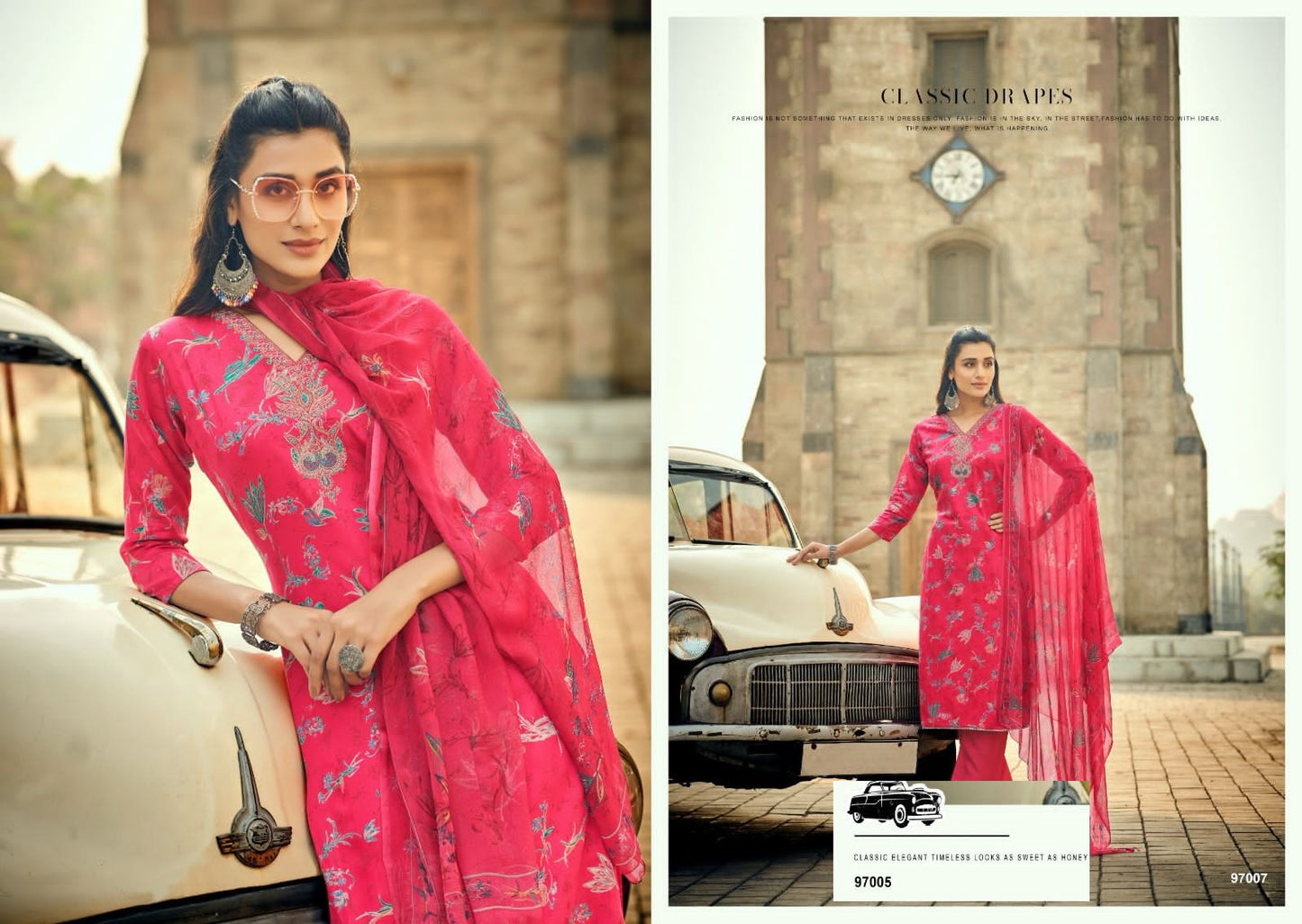 Shalini Nishant Fashion Jam Silk Pant Style Suits Manufacturer Gujarat