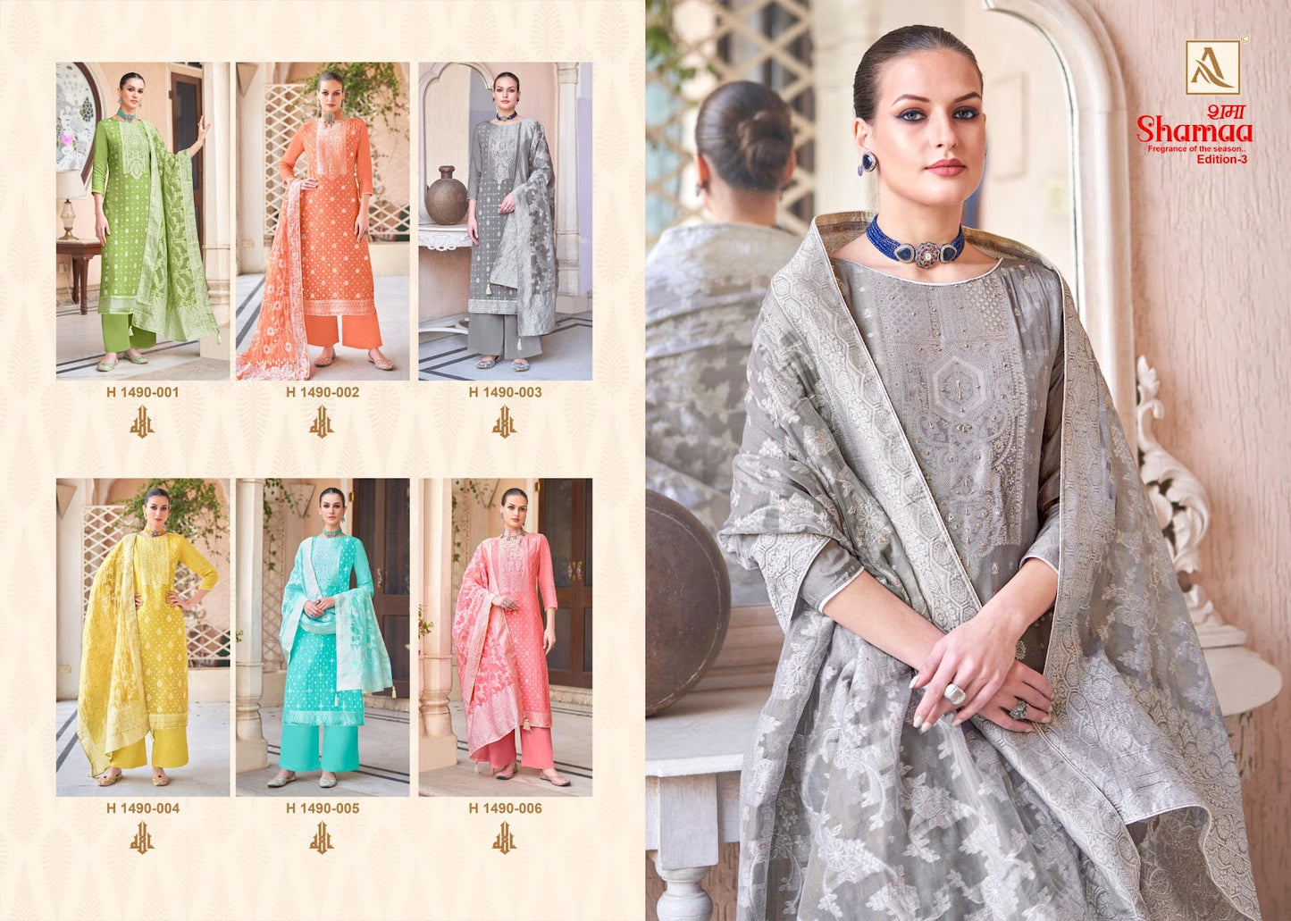 Shamaa Edition 3 Alok Viscose Plazzo Style Suits Supplier India