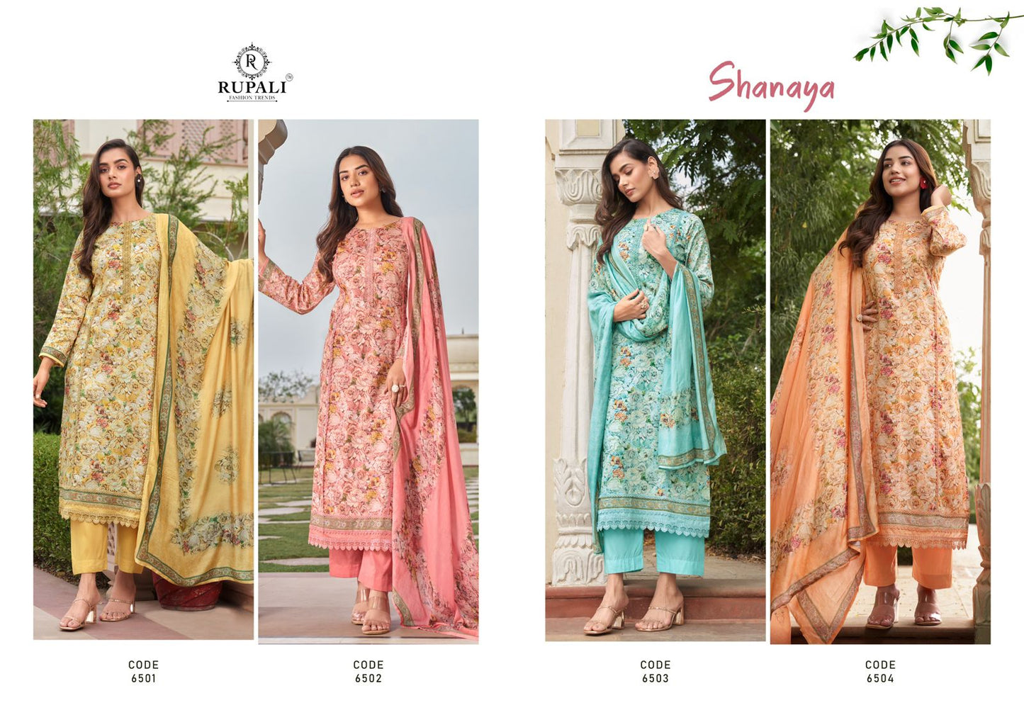 Shanaya Rupali Pure Jaam Pant Style Suits Wholesaler Ahmedabad