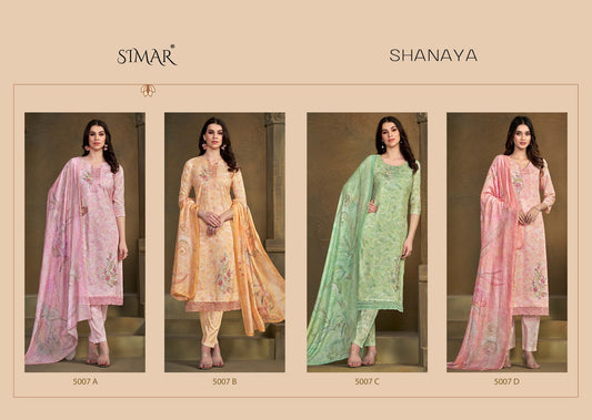 Shanaya Simar Lawn Cotton Pant Style Suits Manufacturer Gujarat