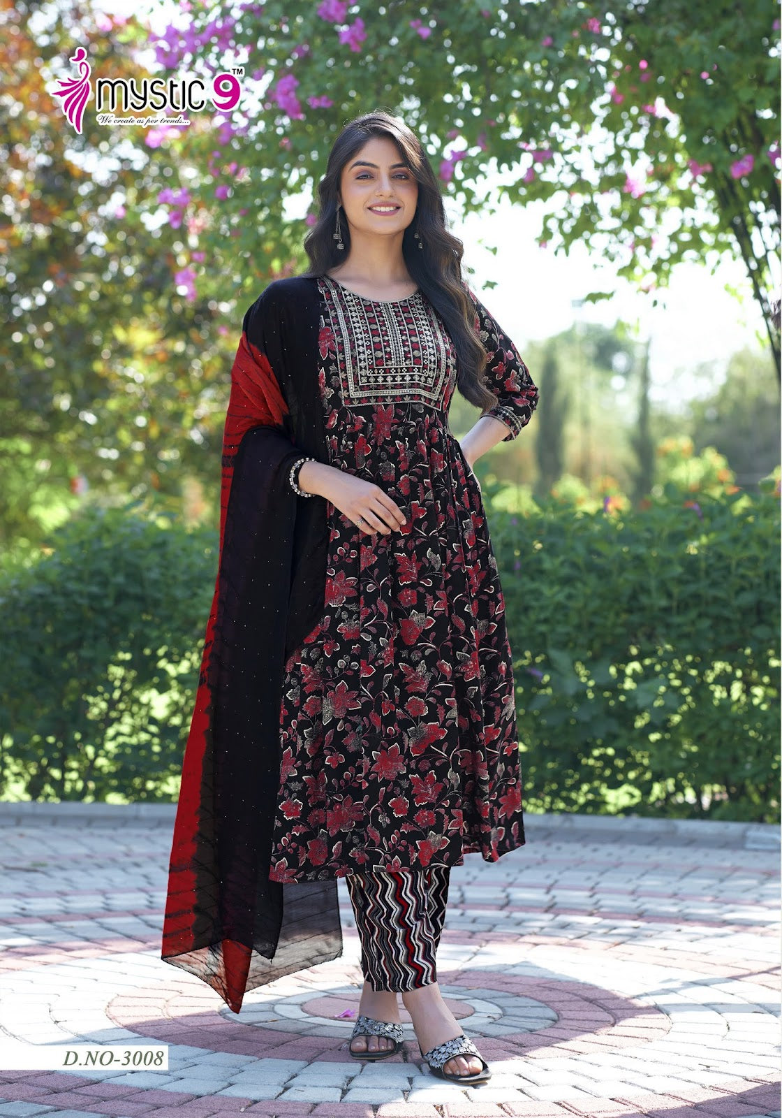 Shanaya Vol 3 Mystic 9 Reyon Readymade Pant Style Suits Wholesaler Ahmedabad