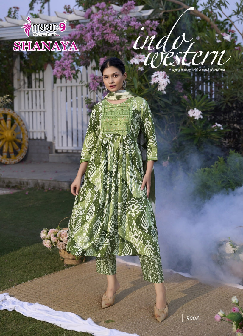 Shanaya Vol 9 Mystic 9 Rayon Readymade Pant Style Suits Wholesale Price