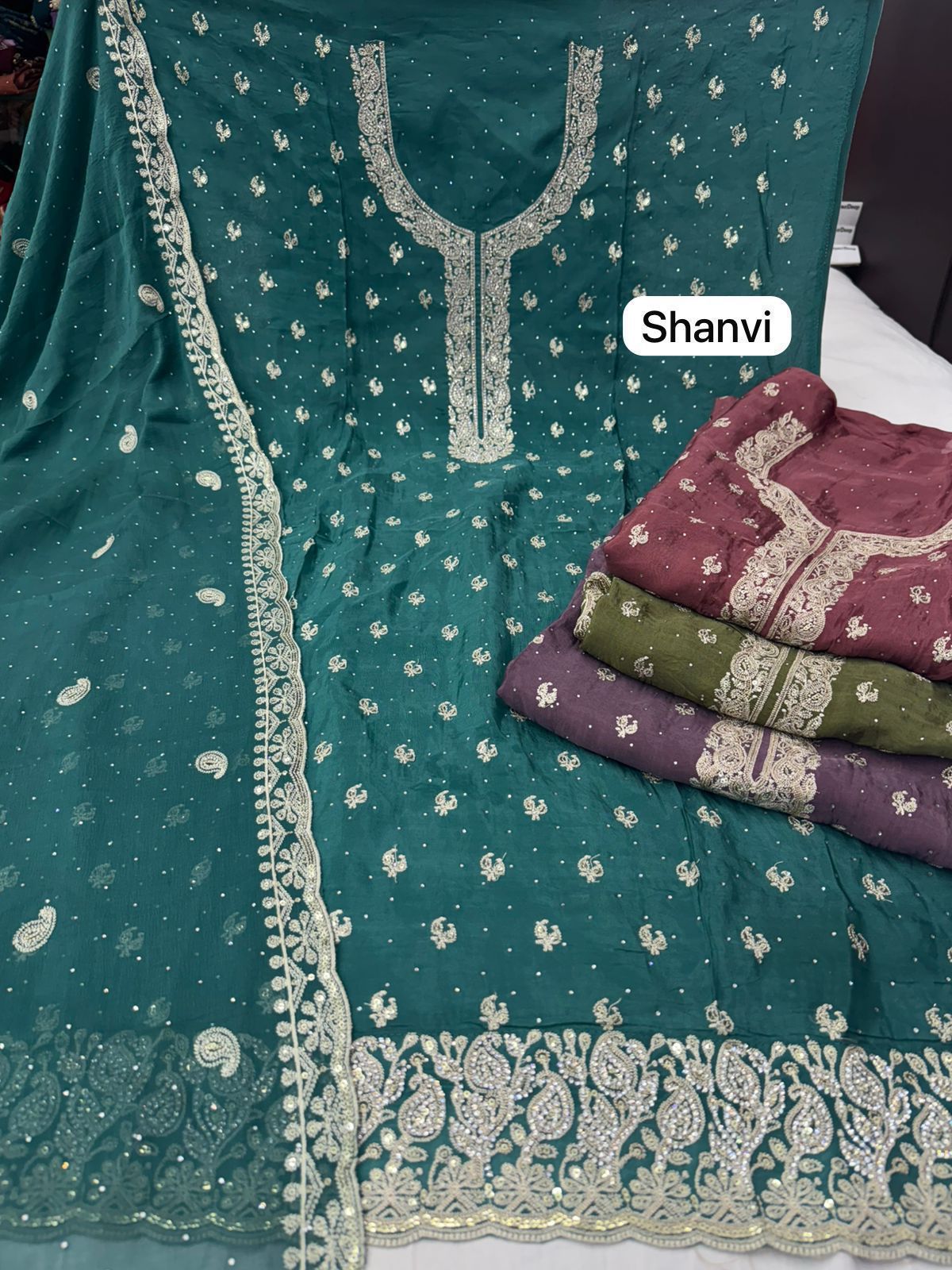 Shanvi Nayandeep Viscose Salwar Suits Manufacturer India
