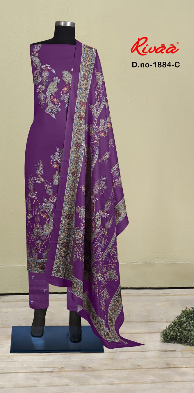 Sharbati 1884 Rivaa Pashmina Suits Supplier India