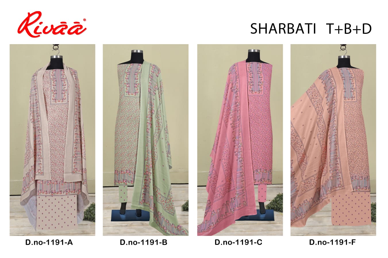 Sharbati Rivaa Pashmina Suits Supplier