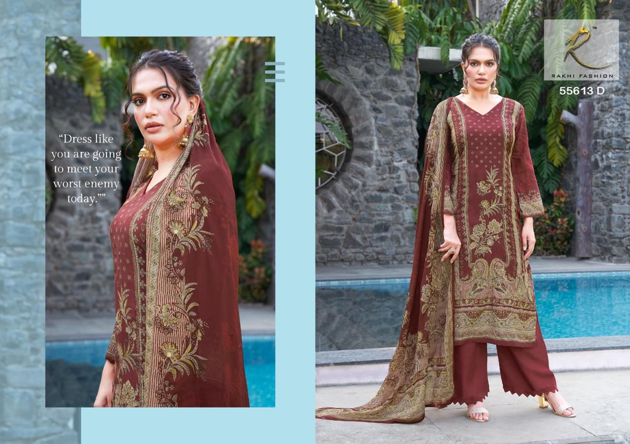 Shazia Rakhi Fashion Viscose Modal Pant Style Suits Manufacturer Gujarat