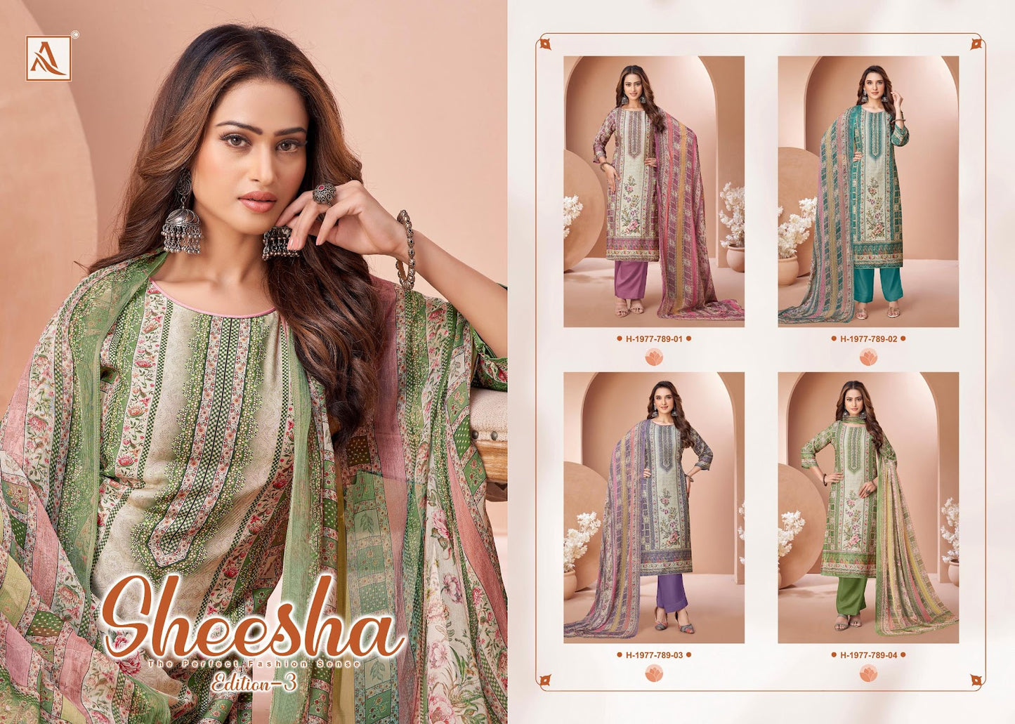 Sheesha Edition 3 Alok Pure Viscose Karachi Salwar Suits Manufacturer India
