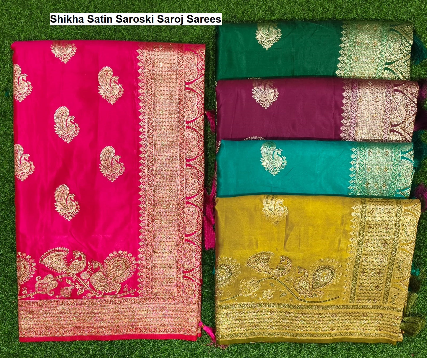 Shikha Satin Saroski Saroj Sarees Wholesale Price
