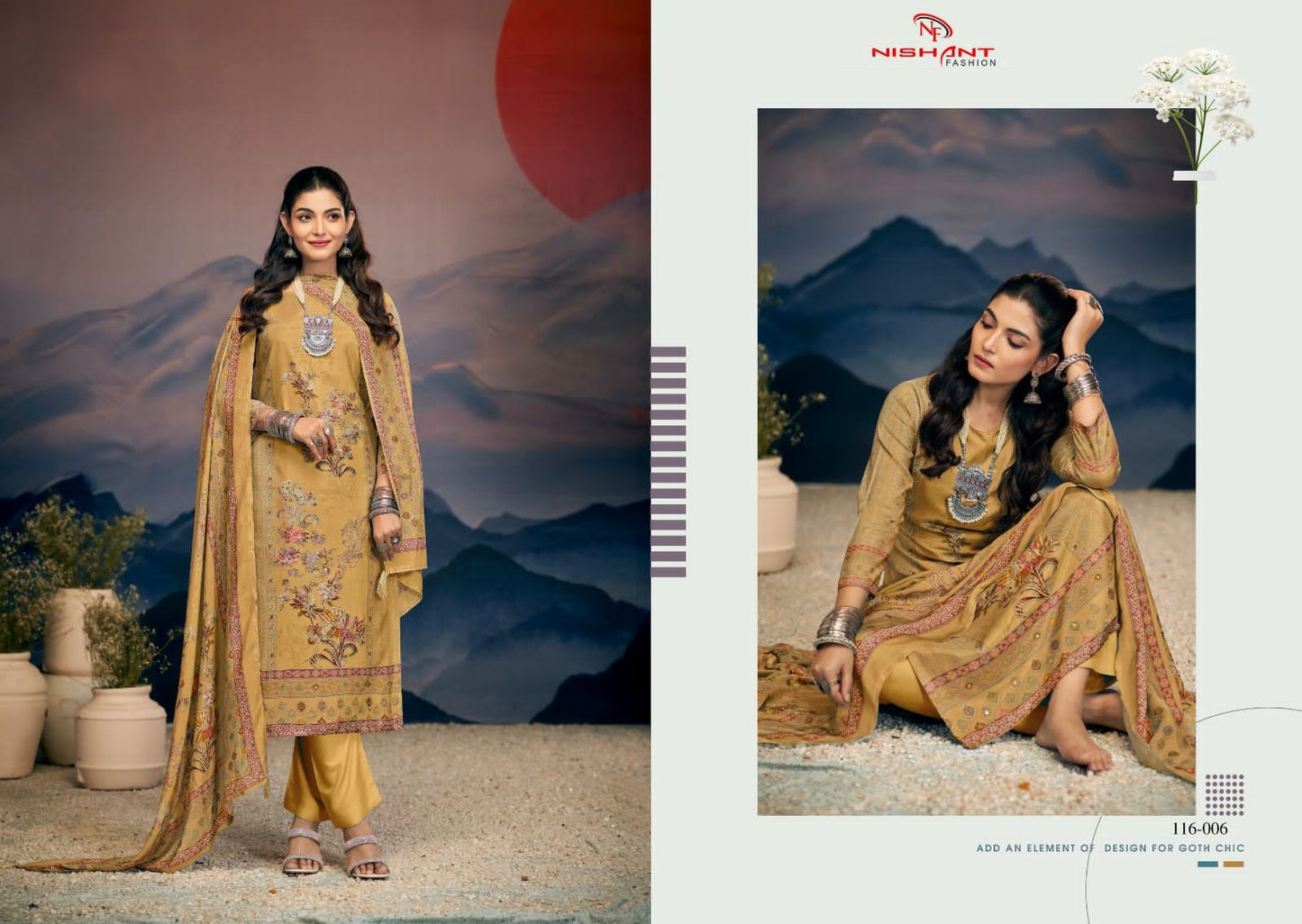 Shila Nishant Fashion Pashmina Suits Exporter Gujarat