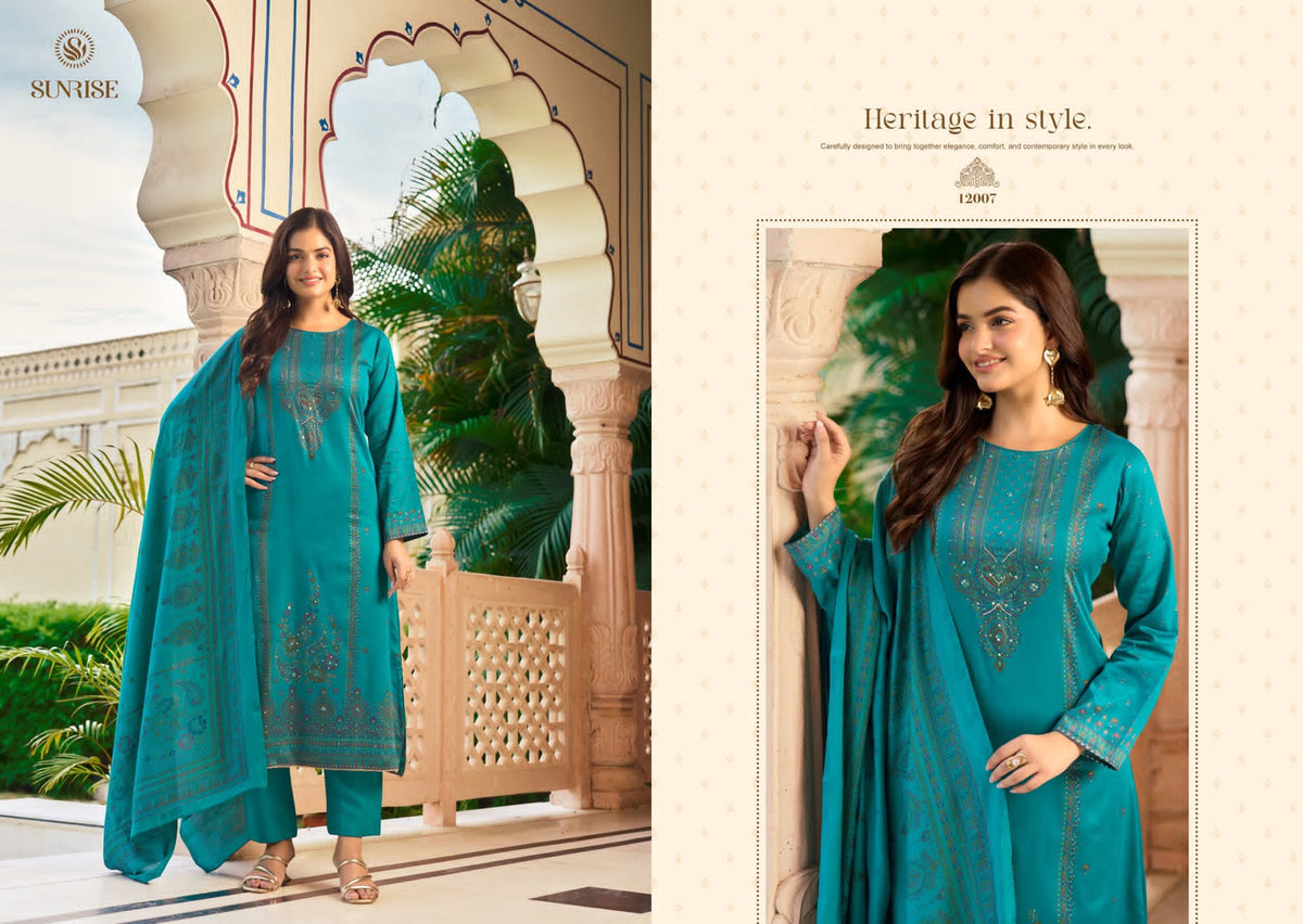 Shilpa Vol 12 Sunrise Jam Satin Pant Style Suits Exporter Gujarat