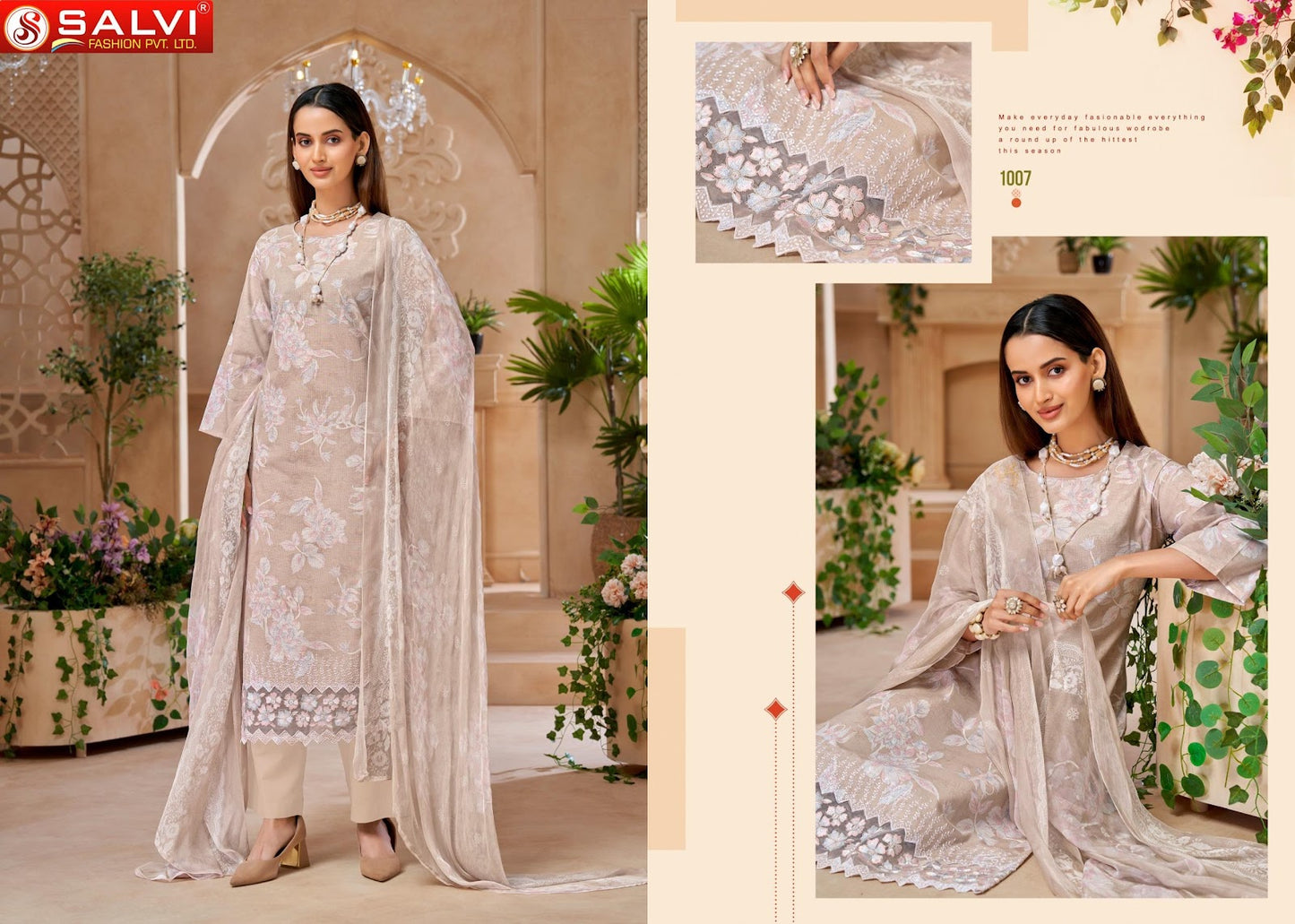 Shiyori Salvi Fashion Cotton Pant Style Suits Manufacturer Gujarat