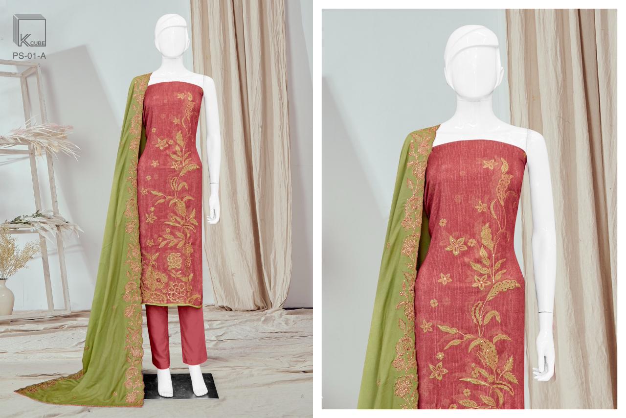 Shreya K Cube Pashmina Suits Exporter Gujarat