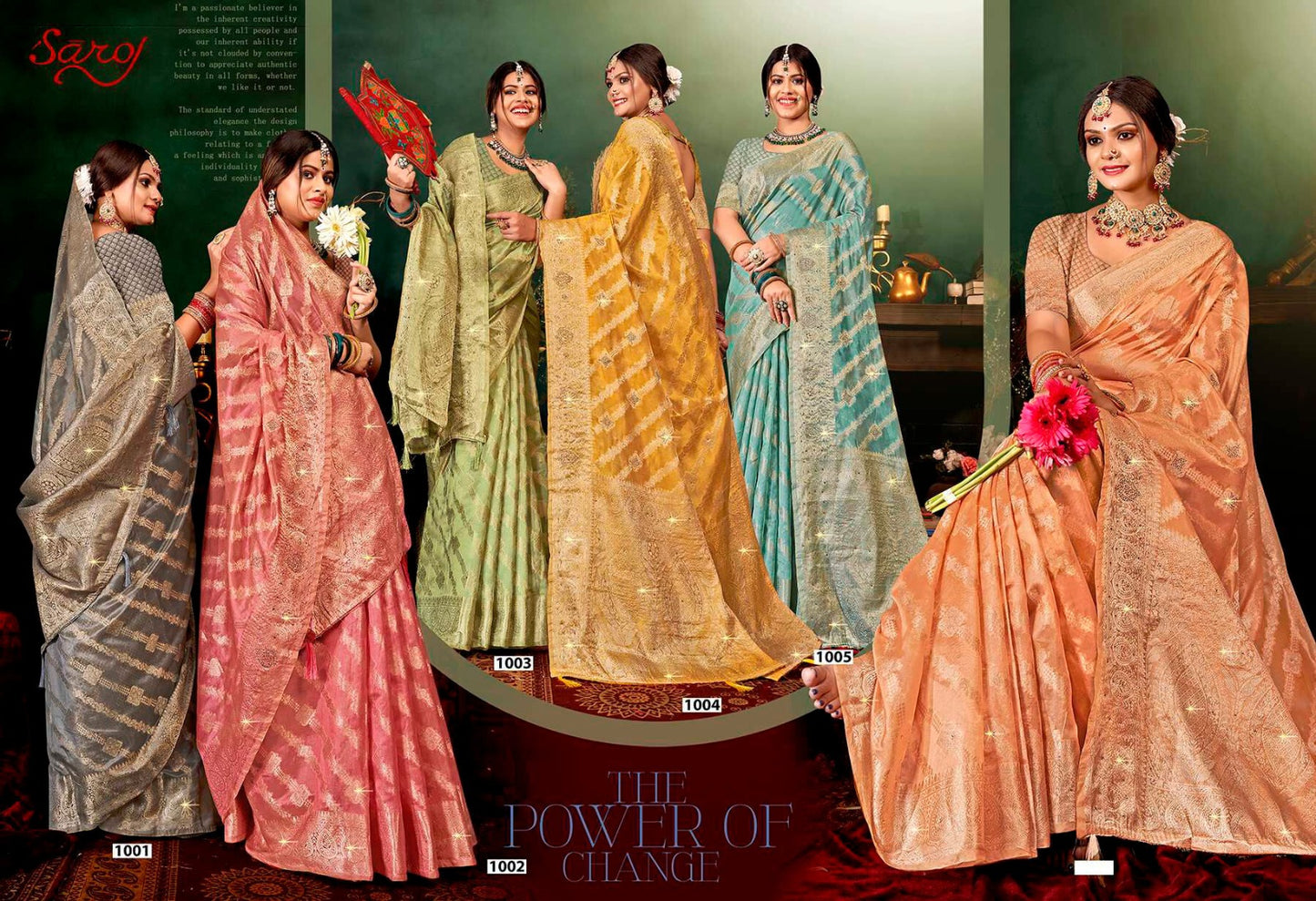 Shreyaa Saroski Vol 1 Saroj Soft Organza Sarees Manufacturer