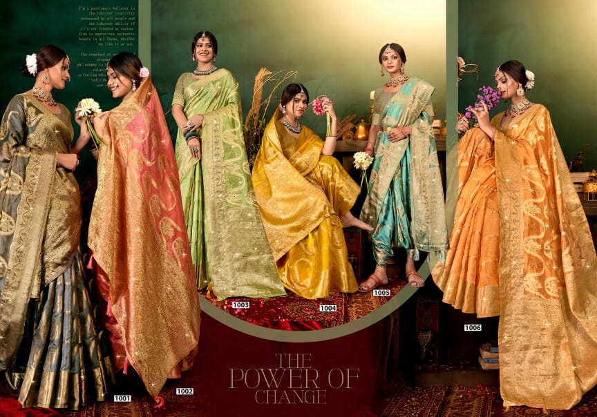 Shreyaa Saroski Vol 6 Saroj Soft Organza Sarees Manufacturer Gujarat