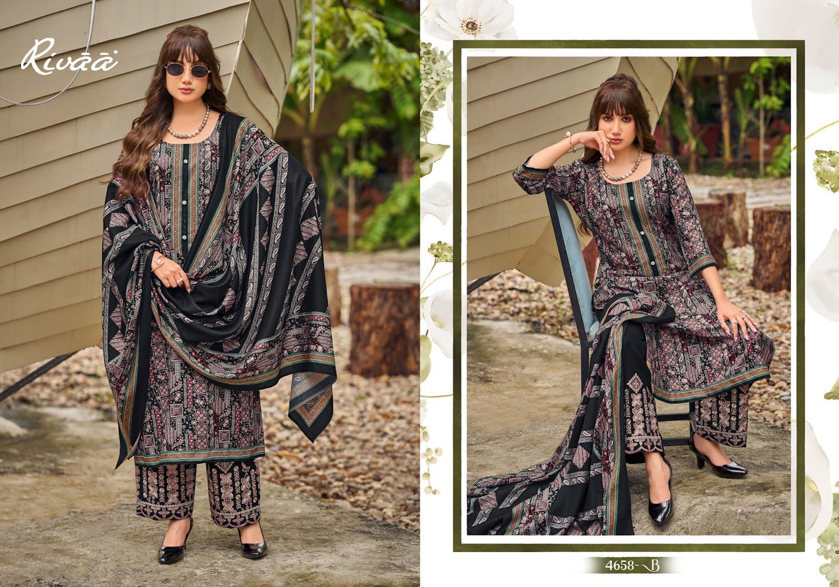 Shrinki Rivaa Pashmina Suits Wholesale