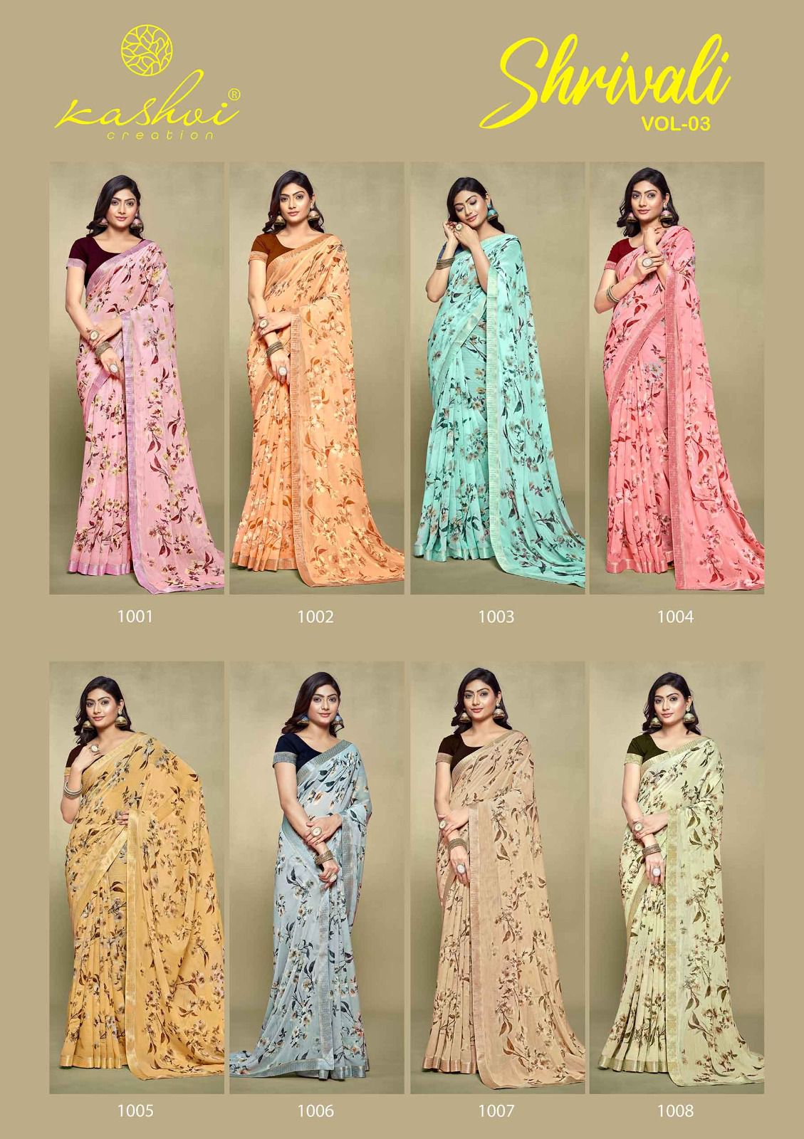 Shrivali Vol 3 Kashvi Creation Sarees Exporter Gujarat