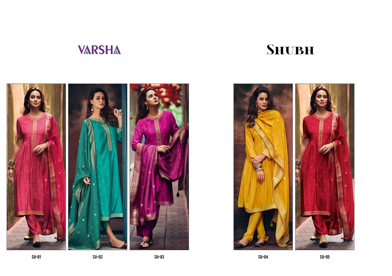 Shubh Varsha Fashions Muslin Pant Style Suits Wholesaler Gujarat