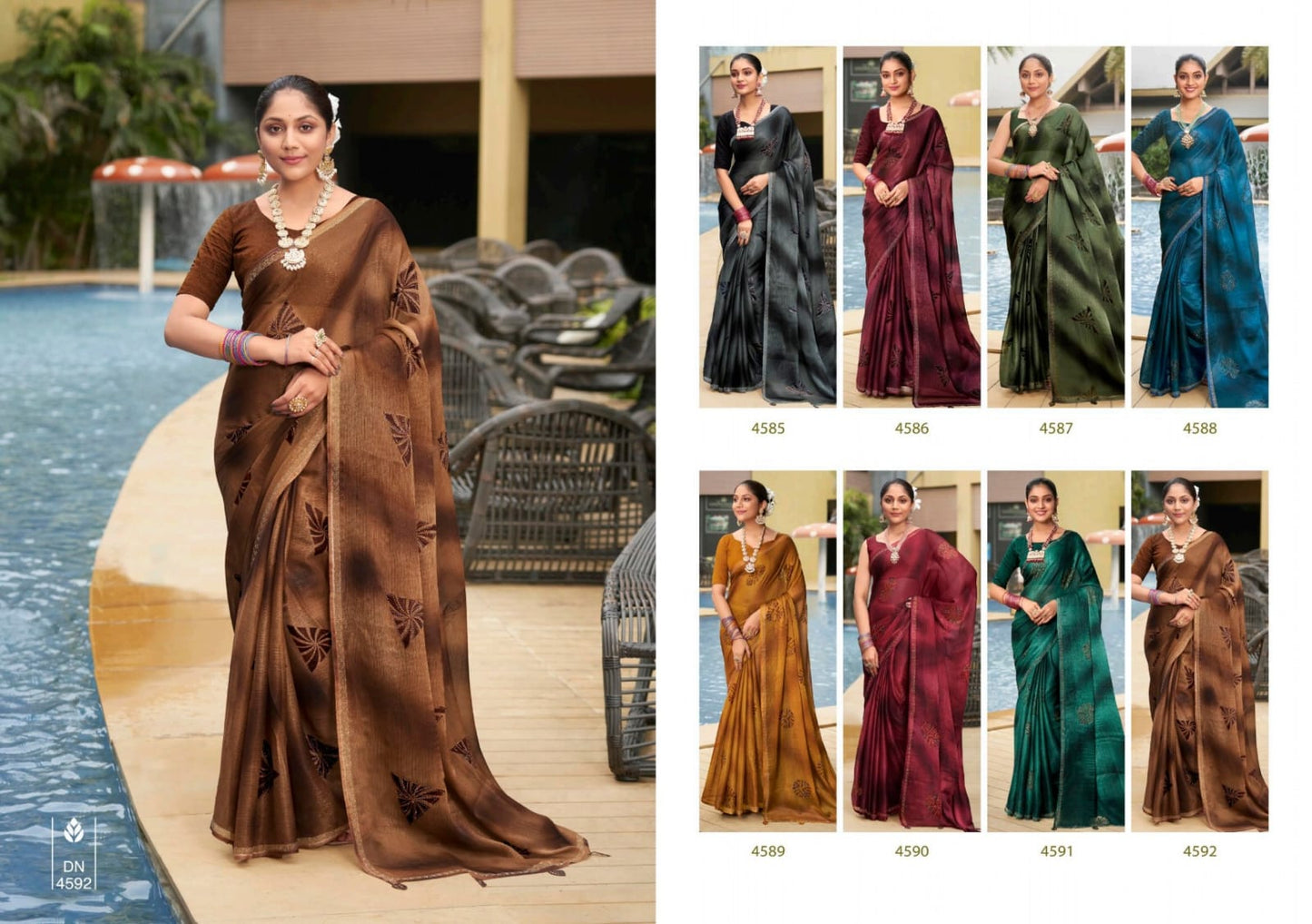 Shyamli 5D Designer Two Tone Sarees