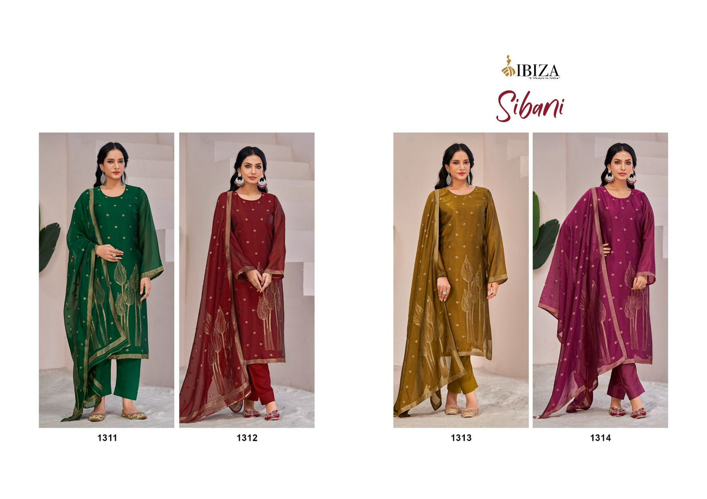Sibani Ibiza Banglori Silk Pant Style Suits Wholesaler Gujarat