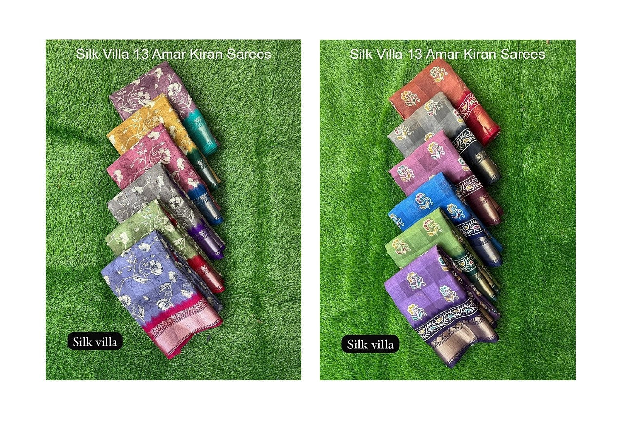Silk Villa 13 Amar Kiran Cotton Sarees Supplier India