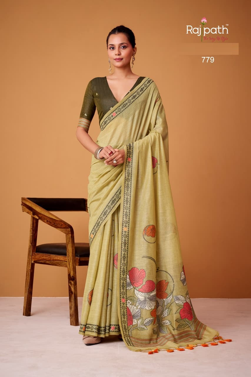 Silver Pearls Rajpath Silk Sarees Wholesaler Ahmedabad
