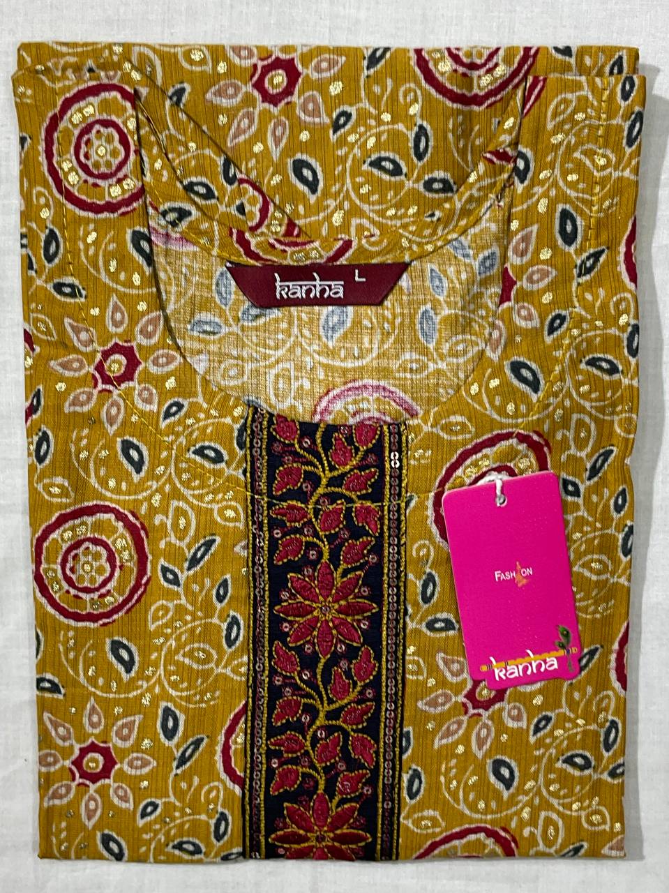 Simran With Pocket Kanha Vetican Kurtis Wholesale Rate