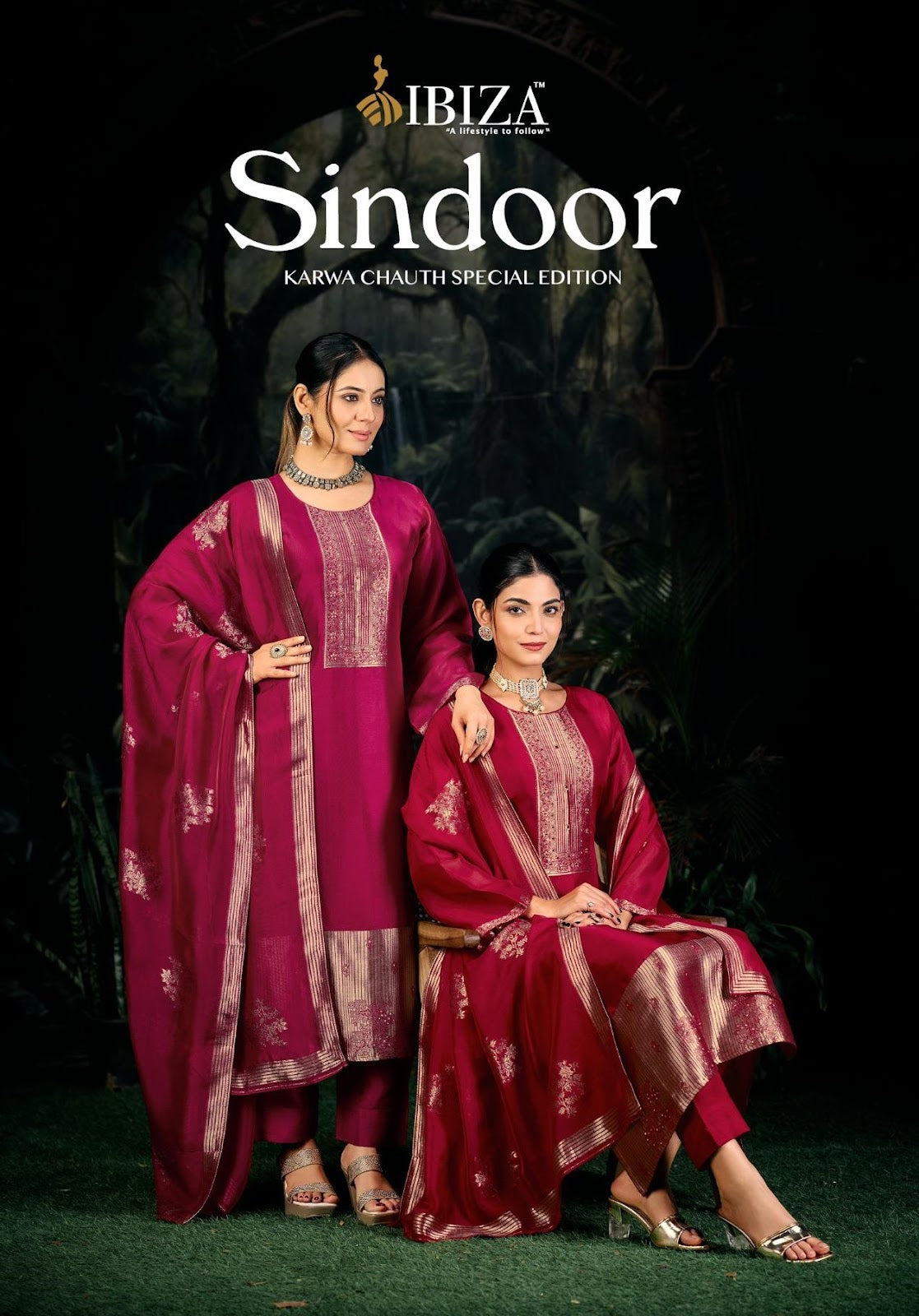 Sindoor Ibiza Banglori Silk Pant Style Suits Manufacturer