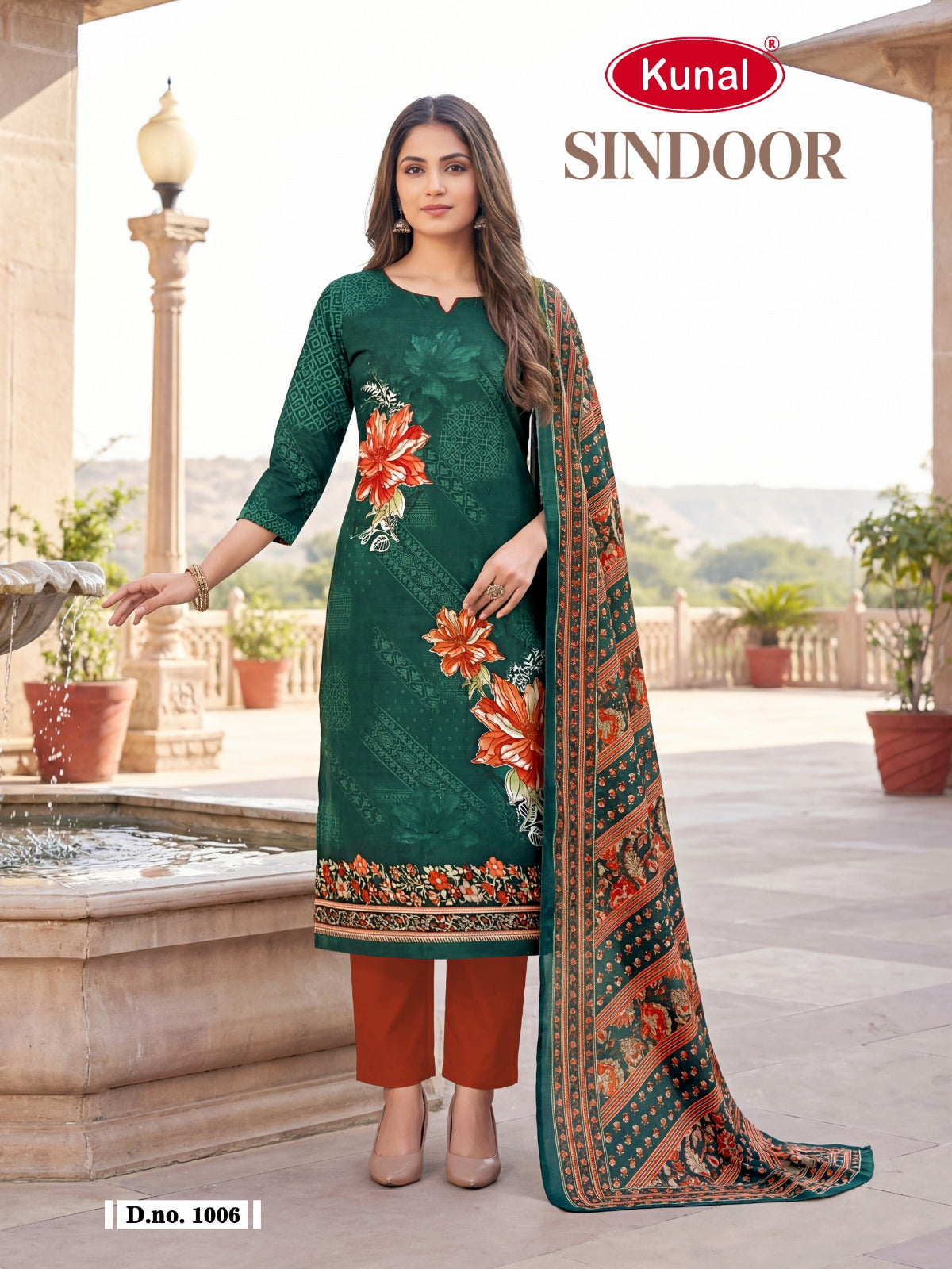 Sindoor Kunal Cotton Pant Style Suits Wholesaler Gujarat