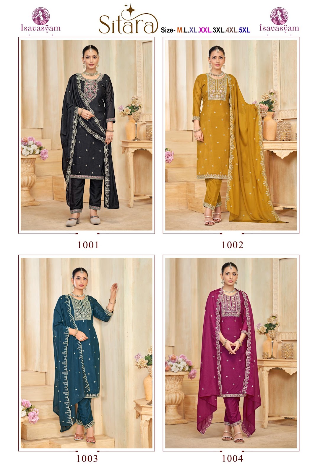 Sitara Isavasyam Simmer Readymade Pant Style Suits Wholesale