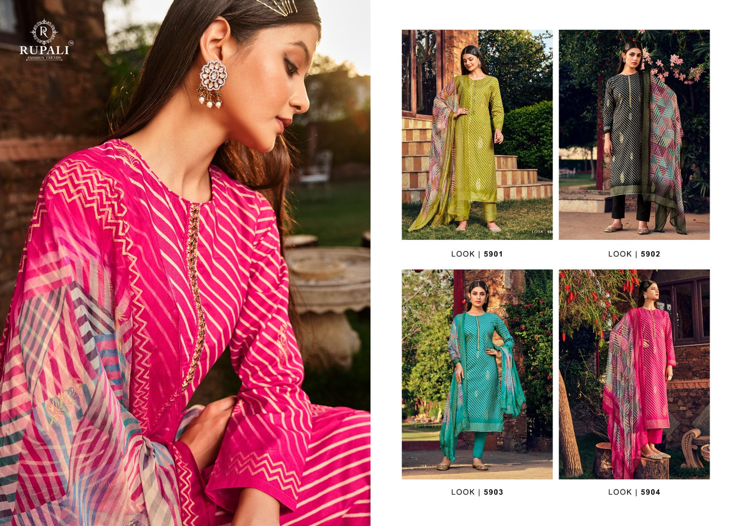 Sitara Rupali Cotton Cambric Pant Style Suits
