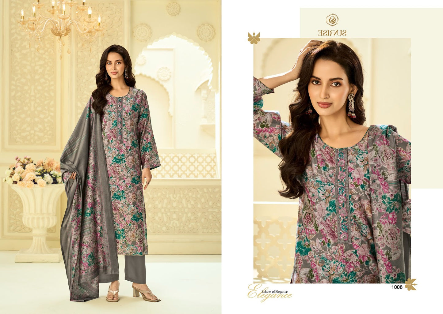 Sitara Sunrise Silk Pant Style Suits Manufacturer Ahmedabad