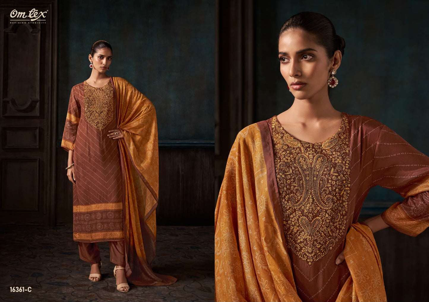 Sivara Omtex Muslin Pant Style Suits Exporter Gujarat