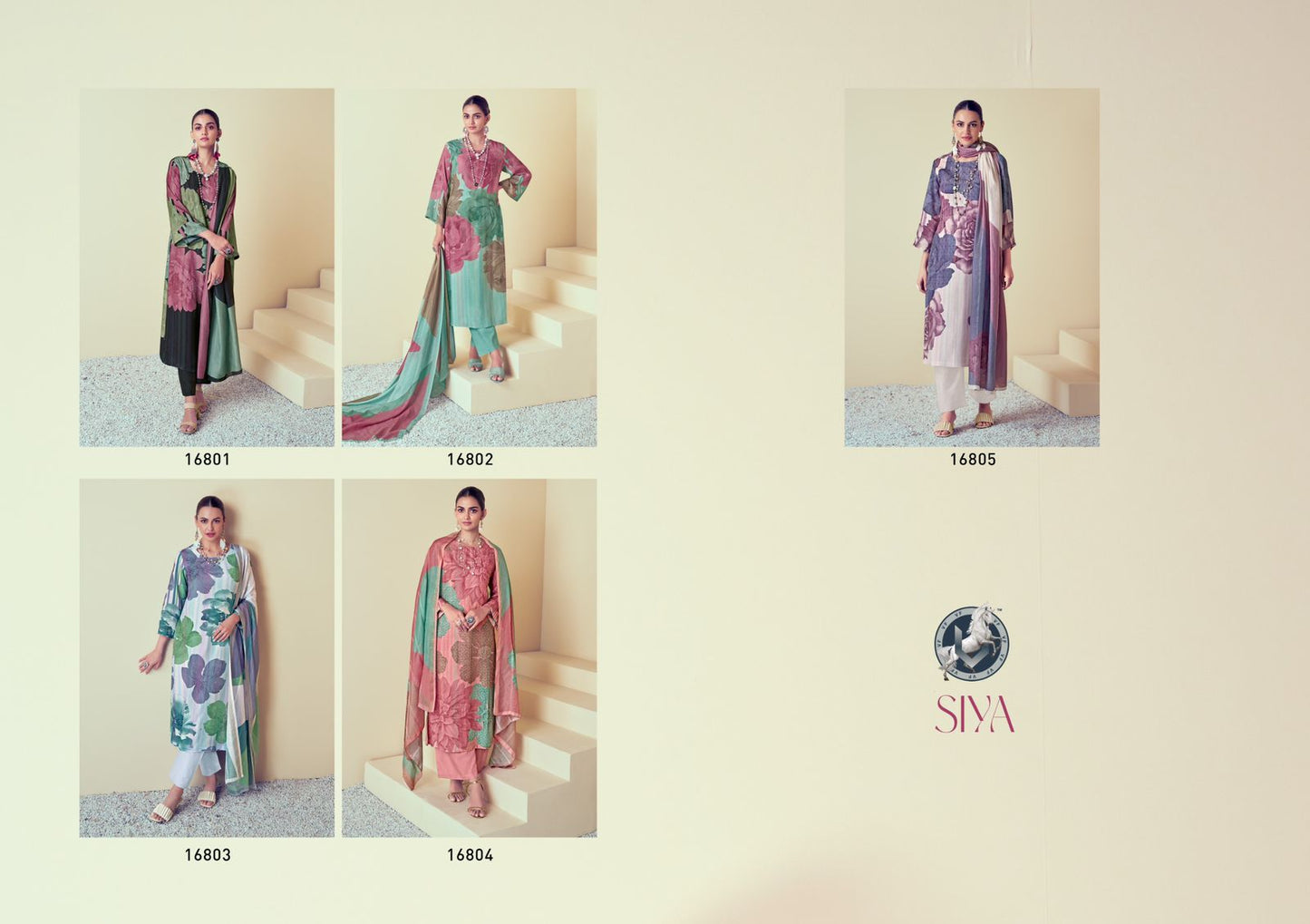 Siya Vivek Muslin Pant Style Suits Wholesale