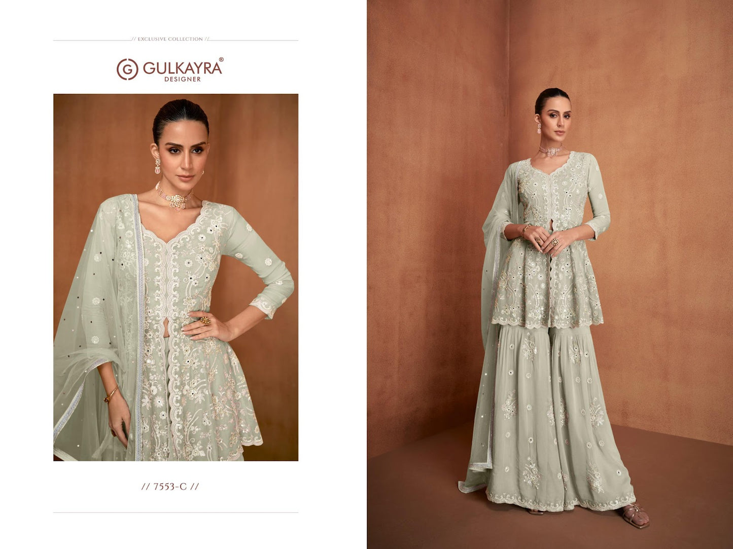 Siyona Gulkayra Designer Georgette Readymade Sharara Suits Supplier