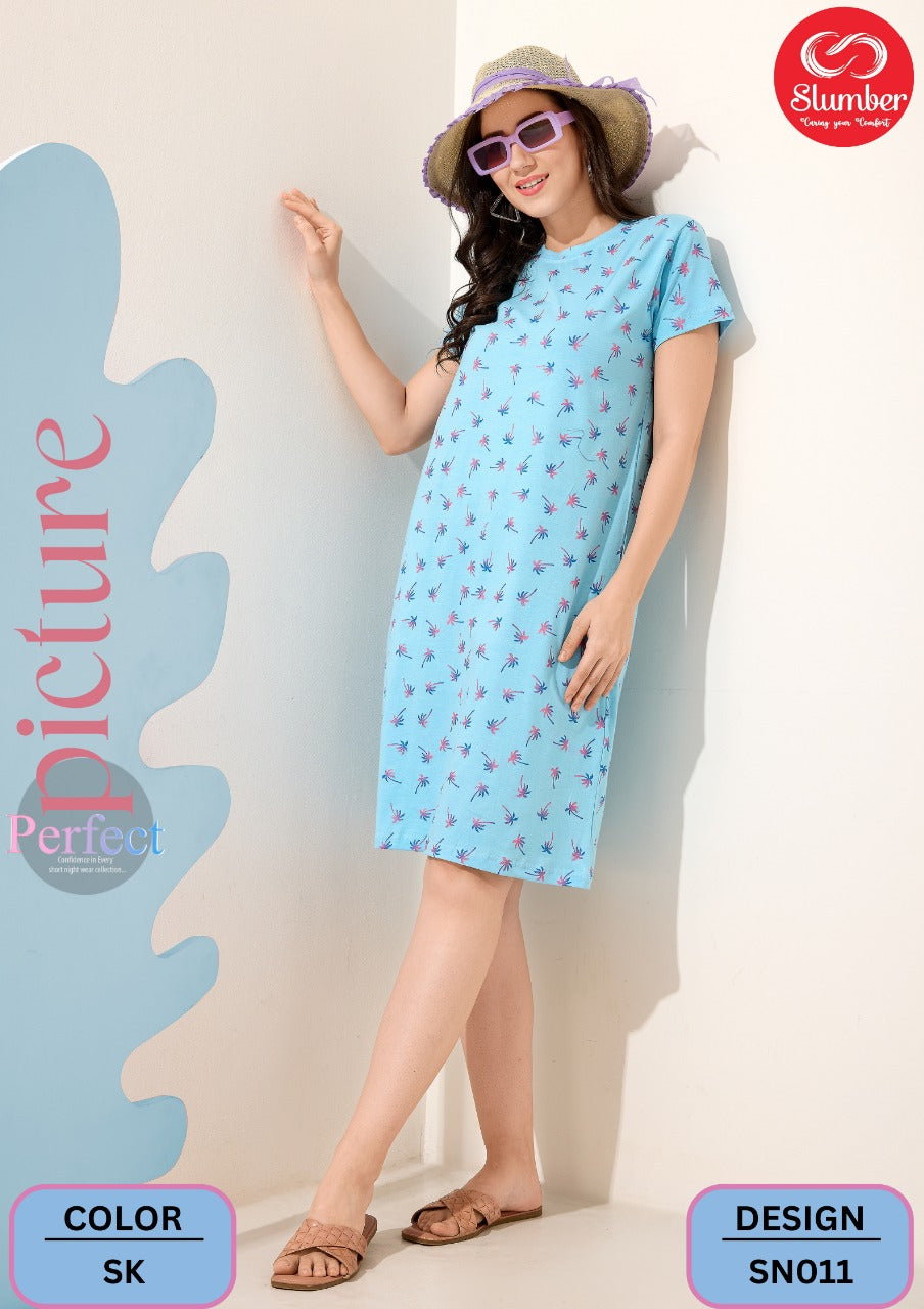 Sn011 Slumber Hosiery Short Night Gown Supplier