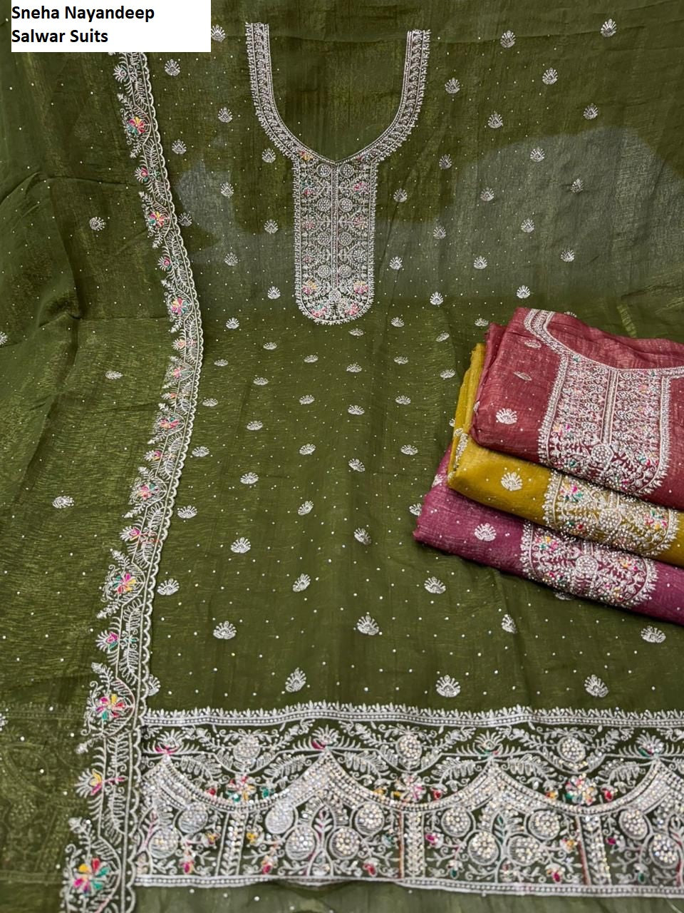 Sneha Nayandeep Silk Salwar Suits Supplier Gujarat